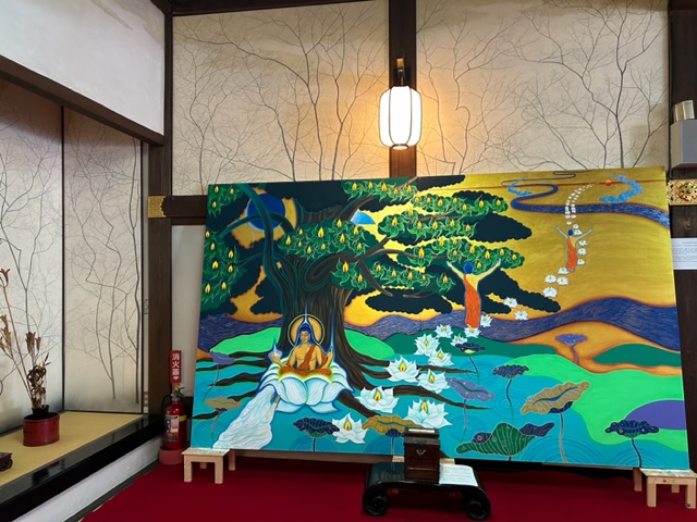 January2024 New Year’s Day Our Japan traveling exhibition reaches final destination, Hongyoji Temple Tokyo