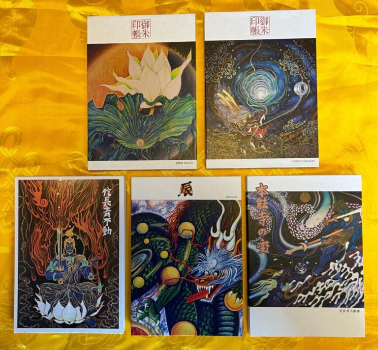February 15th, We are happy to announce that we have five new Goshuin stamp books on sale now!