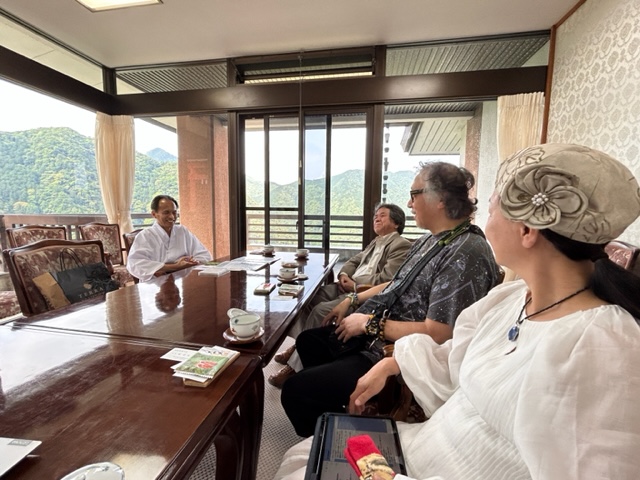 Kumano trip Part1 June 2nd Meeting with the chief priest of Nachi Taisha Shrine