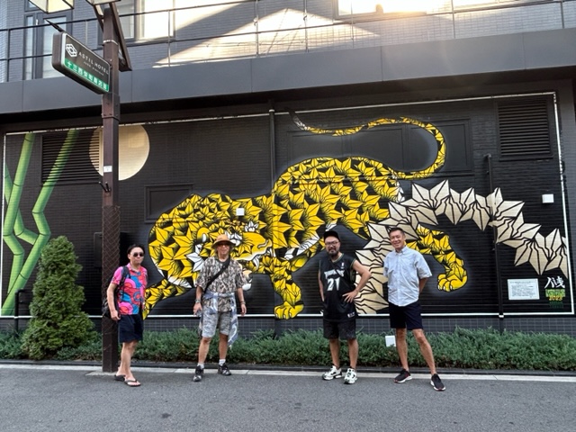 Osaka Juso Mural Tour with Artist Bakibaki-kun！