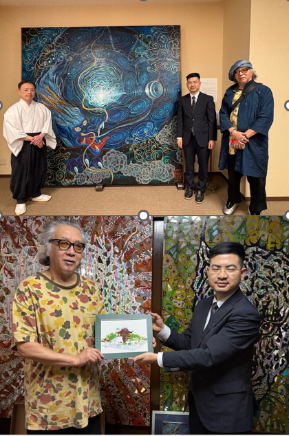 5月24日：ベトナムからのMr. Bui Manh Ha氏と共に。