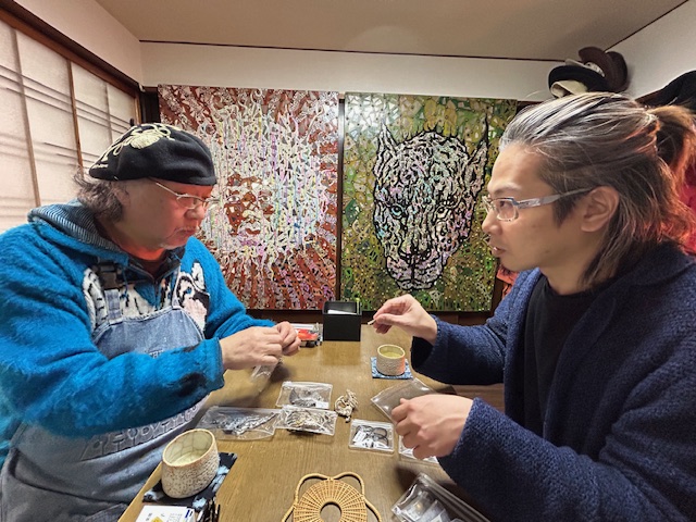 彫金アーテイスト森本盾二さんとアート談義