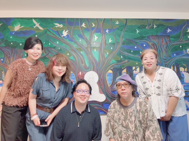 On August 12, a fun team connected to space came to visit us.