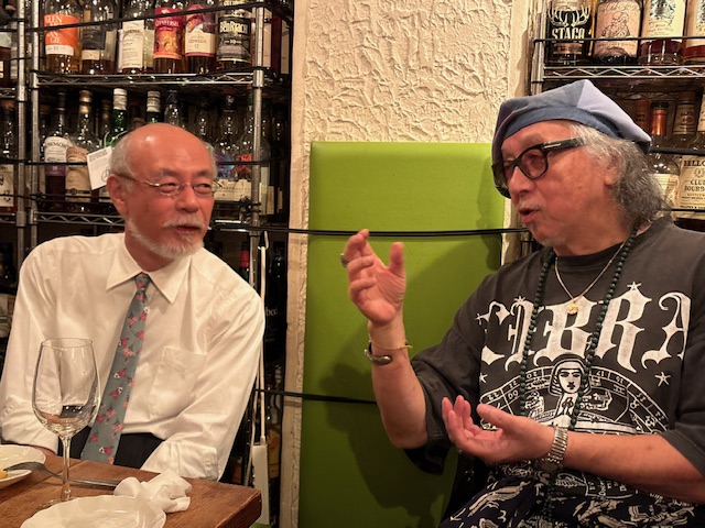 仏教学者、佐々木閑氏と食事会。