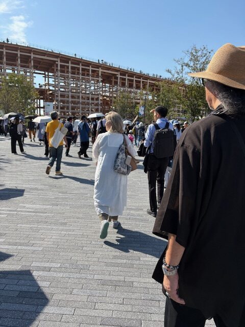 10月1日遂に万博会場へ