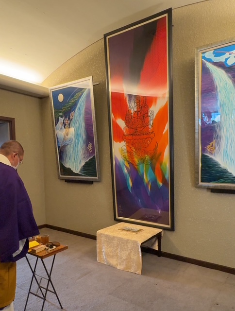 役行者と空海図ご祈祷式典と祝賀会